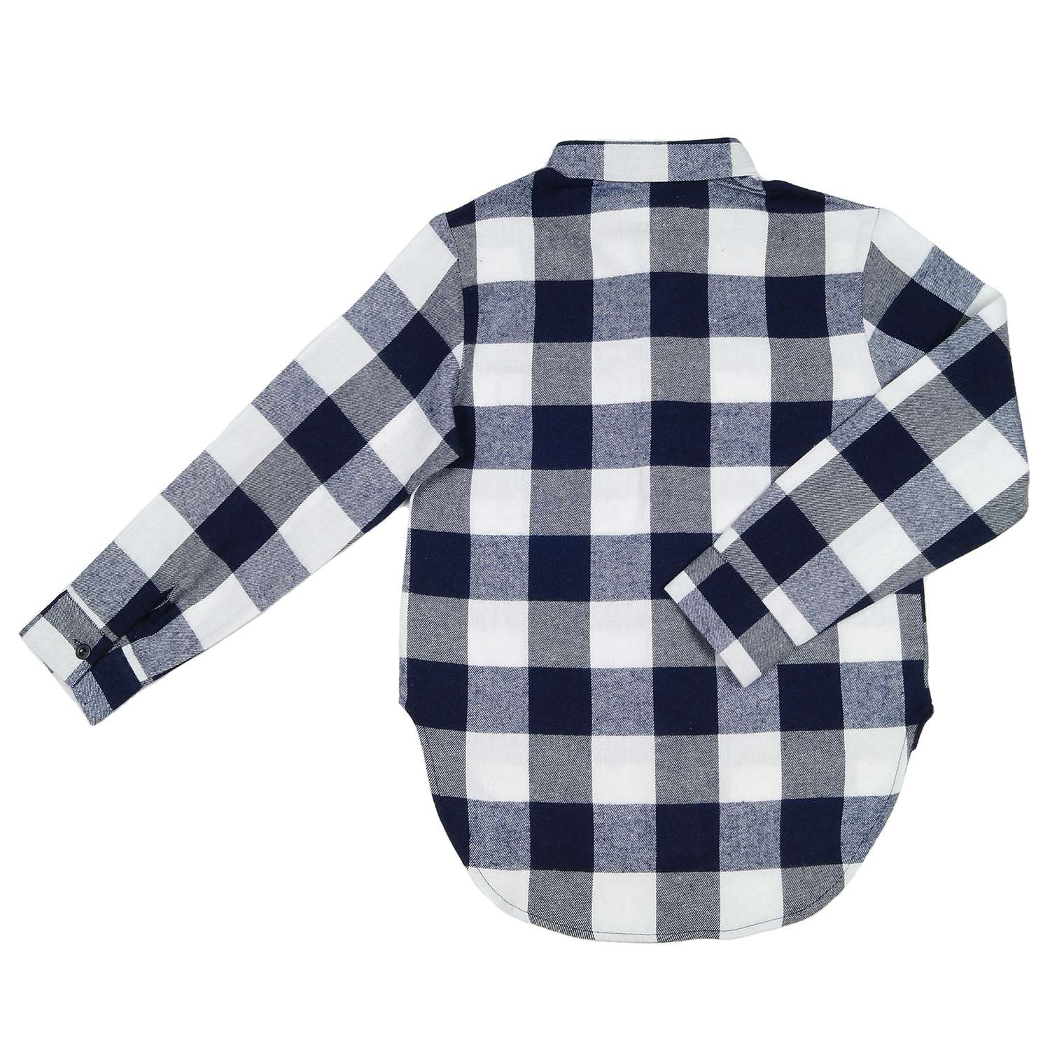 Рубашка Детская Одежда 4101Флн/белый_синий3 - фото 2