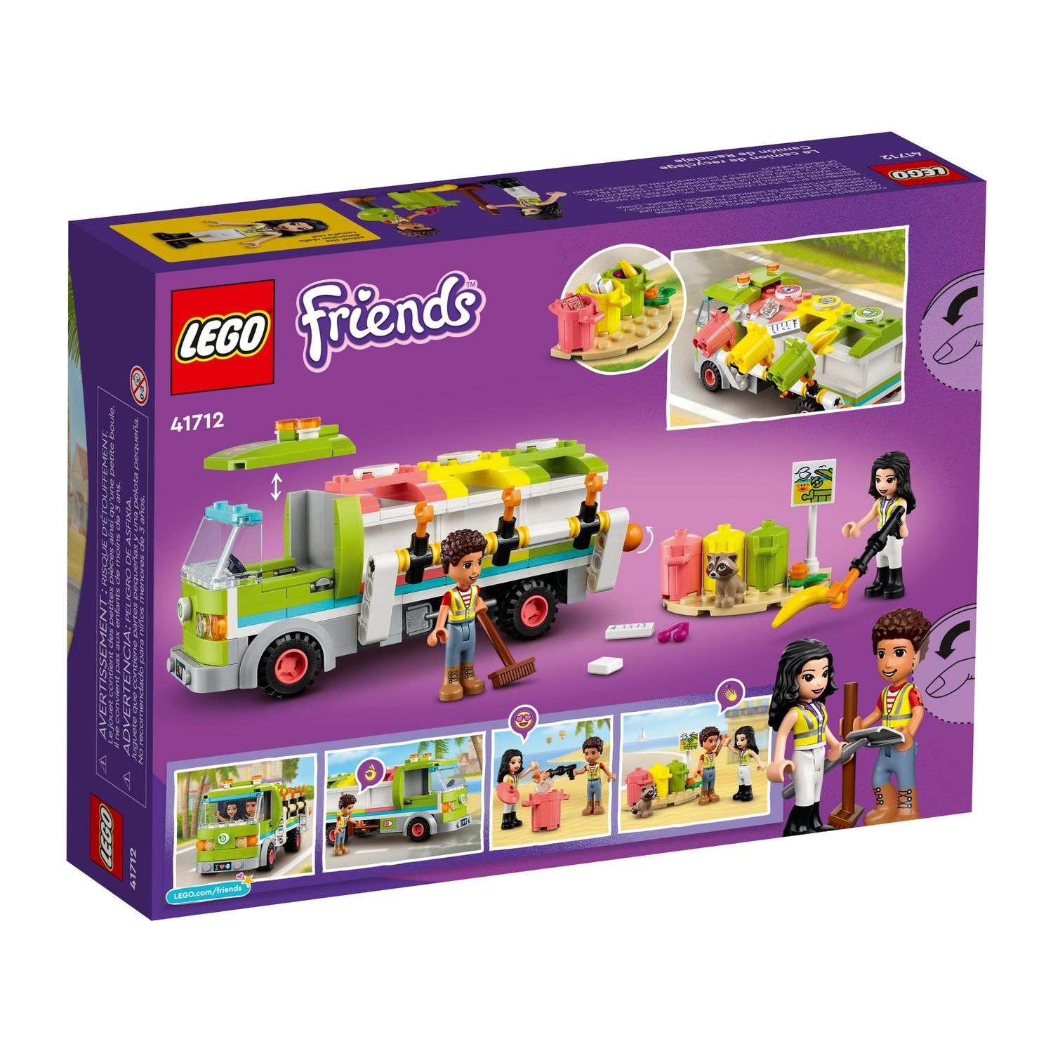 Конструктор LEGO Friends Recycling Truck 41712 - фото 9