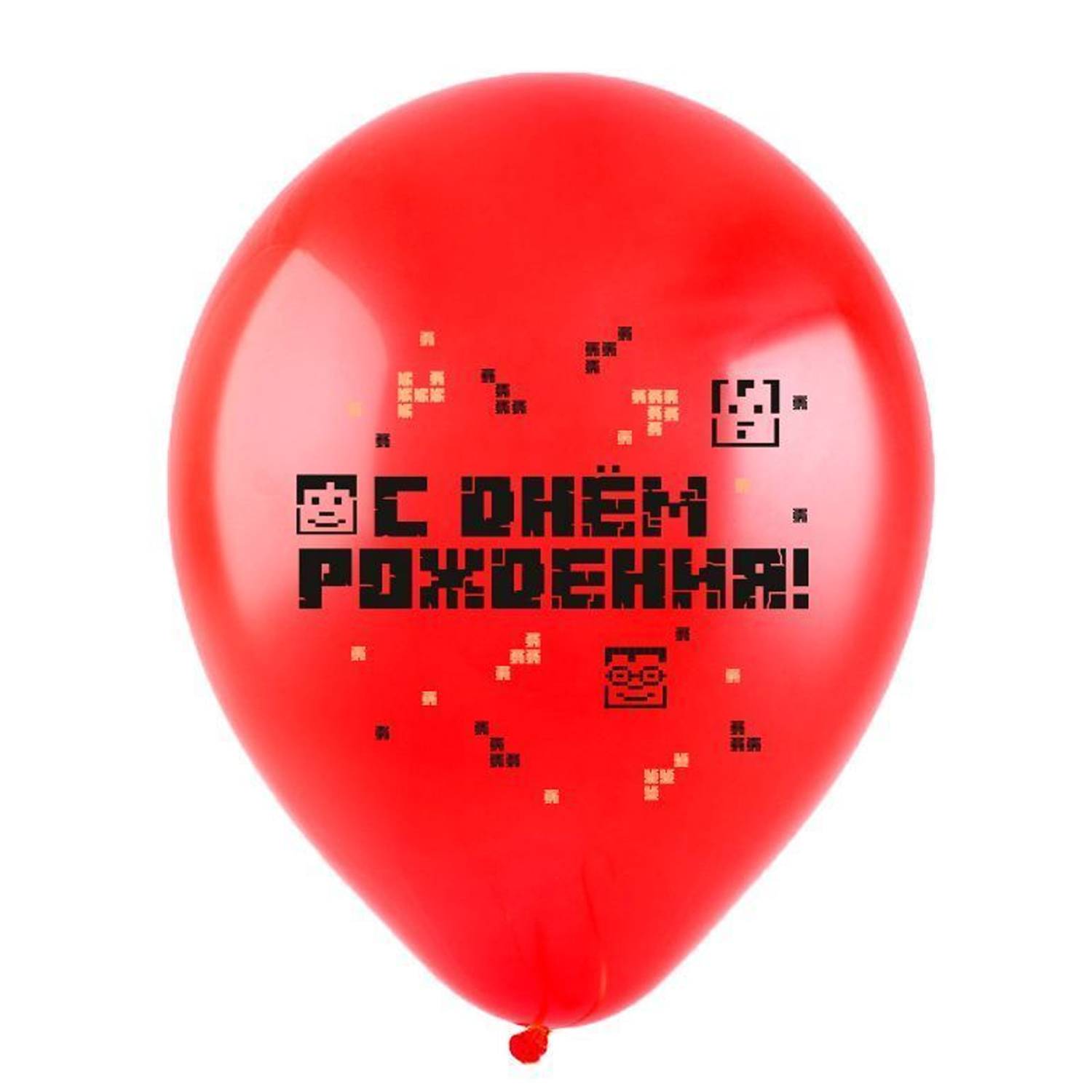 Воздушные шары Riota Майнкрафт разноцветные 30 см 10 шт - фото 5