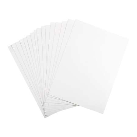 Картон белый МУЛЬТИ ПУЛЬТИ А4 двусторонний 16 листов чистоцеллюлозный в папке Енот в сказке