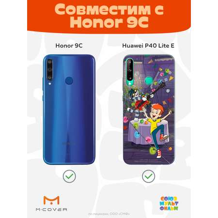 Силиконовый чехол Mcover для смартфона Huawei P40 lite E Honor 9C Союзмультфильм Матроскин блюз