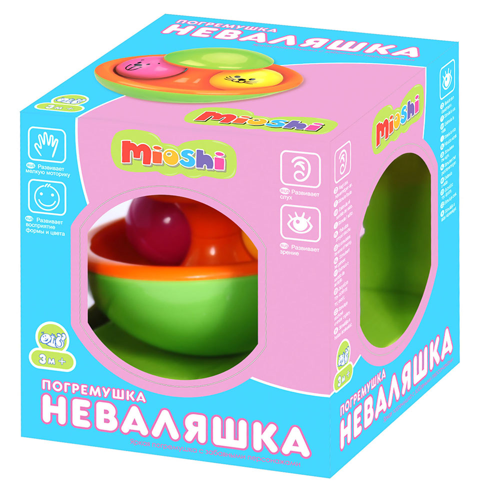 Погремушка Mioshi Неваляшка - фото 2