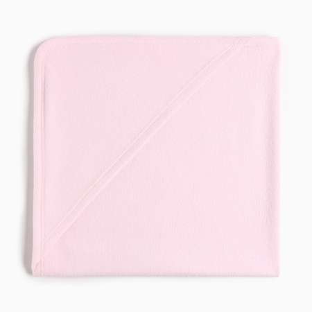 Полотенце Крошка Я уголок махровый 85x85 см нежно-розовый