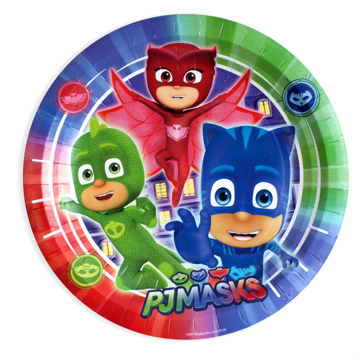 Тарелка Росмэн PJ Masks 18 см 6 штук - фото 1