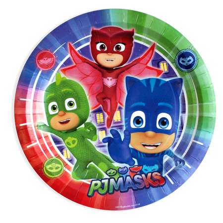 Тарелка Росмэн PJ Masks 18 см 6 штук