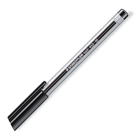Ручка шариковая Staedtler Stick трехгранная Черная