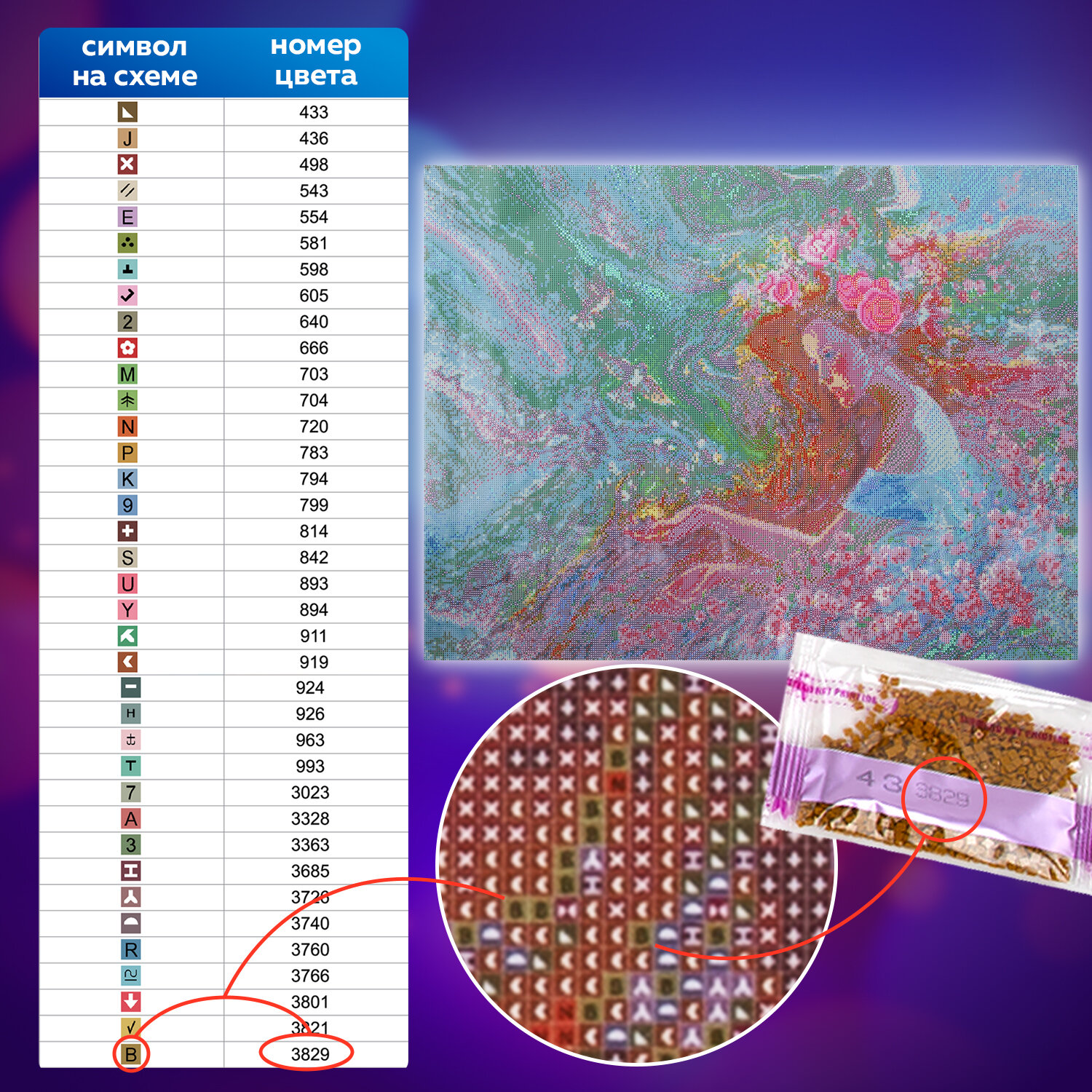 Алмазная мозаика Остров Сокровищ без подрамника 60x80 см - фото 2