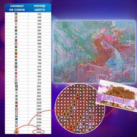 Алмазная мозаика Остров Сокровищ без подрамника 60x80 см