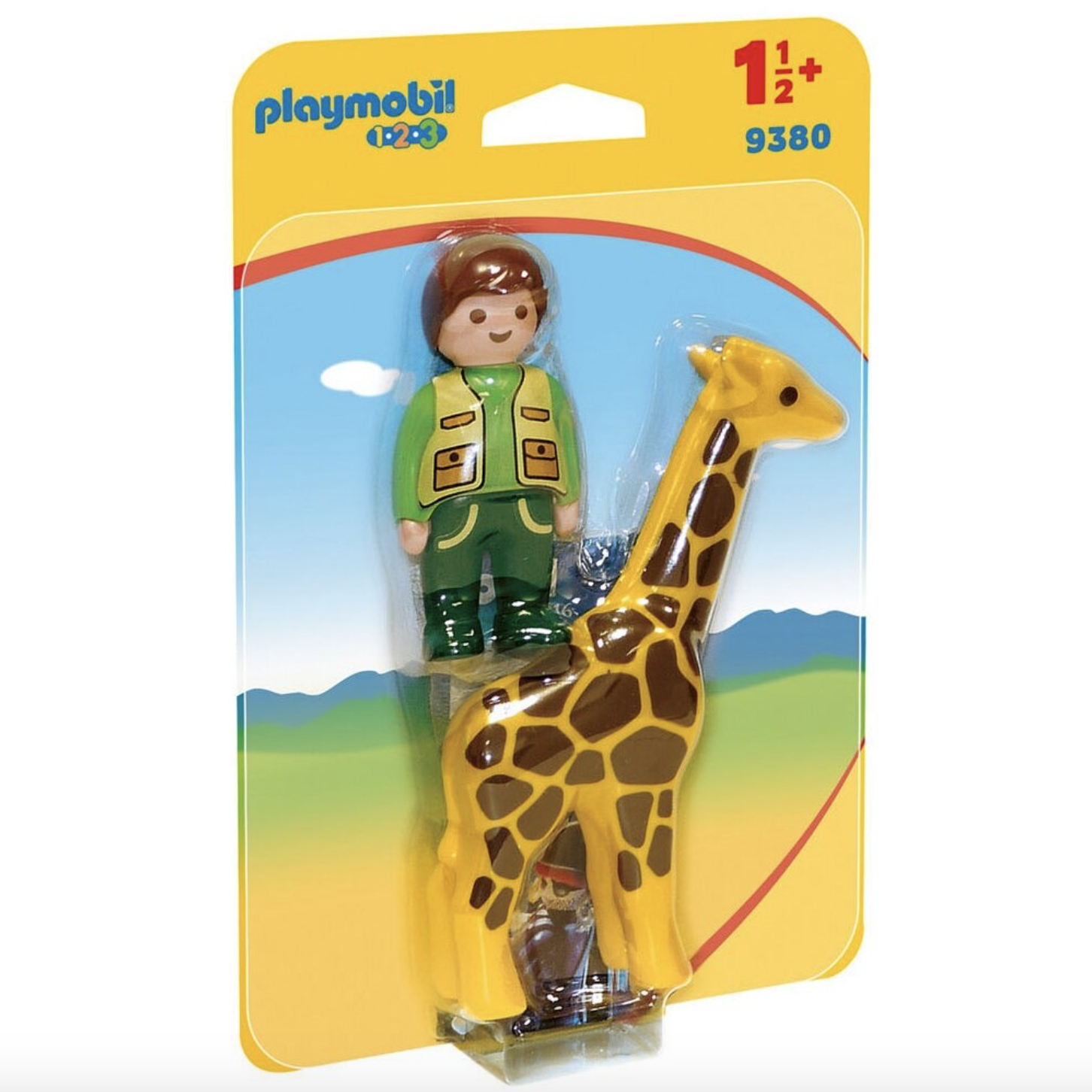 Набор фигурок Playmobil Смотритель зоопарка с жирафом - фото 2