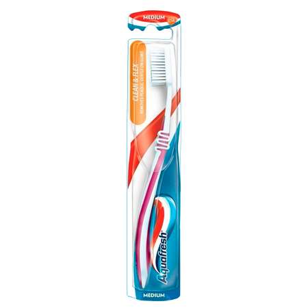 Зубная щётка Aquafresh Clean and Flex средняя жесткость