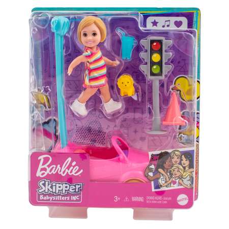 Кукла модельная Mattel Barbie набор Малыш с машинкой