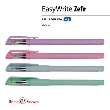 Набор из 24-х шариковых ручек Bruno Visconti EasyWrite Zefir синие