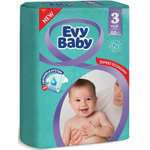 Подгузники детские Evy Baby Midi 5-9 кг Размер 3/M 68 шт