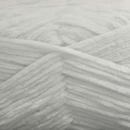 Пряжа для вязания YarnArt Velour 100 г 170 м микрополиэстер мягкая велюровая 5 мотков 840 белый