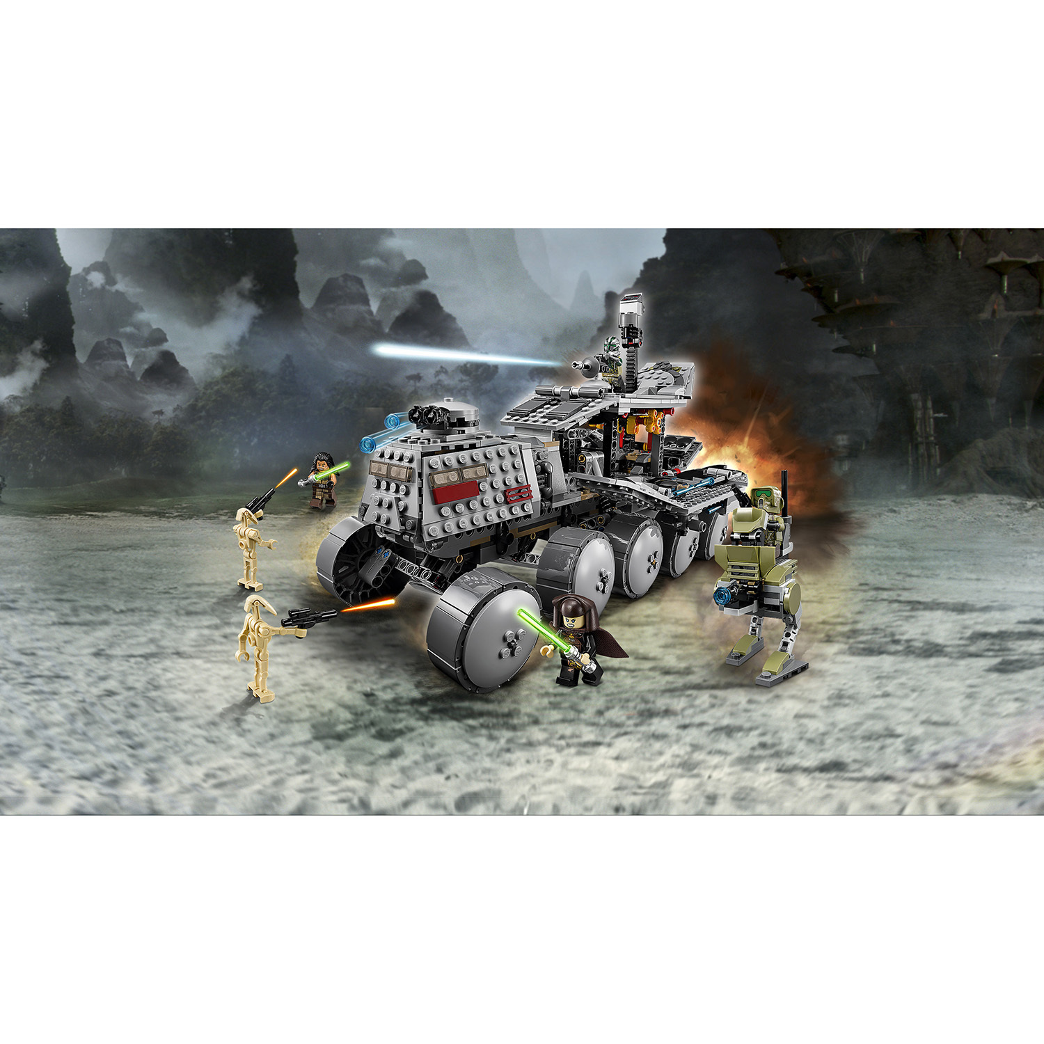 Конструктор LEGO Star Wars Турботанк Клонов блочный - фото 5