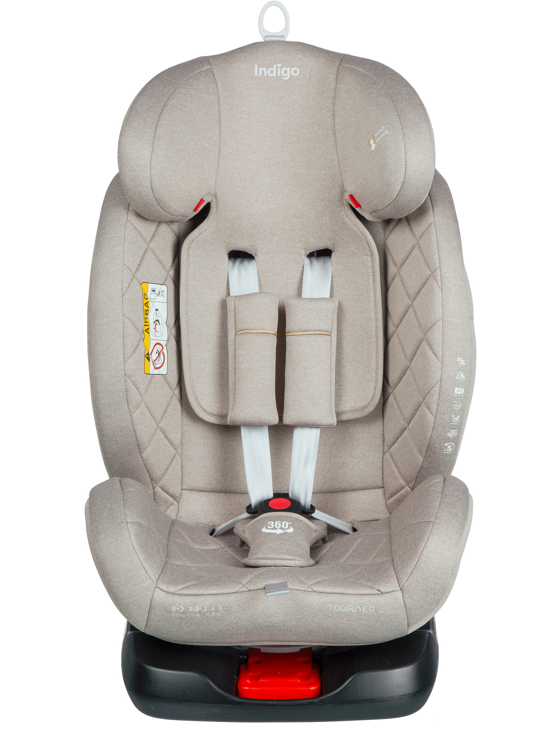 Автокресло Indigo Tourneo Isofix 0+/1/2/3 (0-36 кг) - фото 26