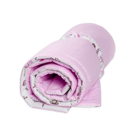 Конверт-одеяло Чудо-чадо для новорожденного на выписку Нелето балерины/розовый