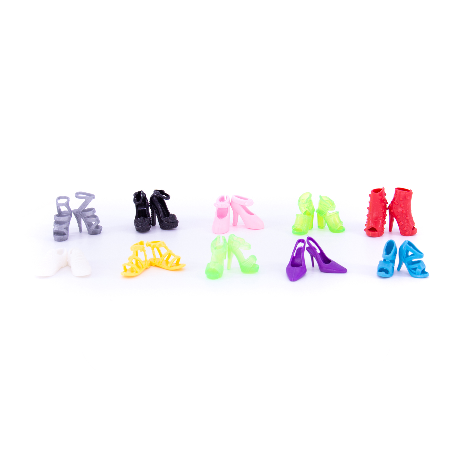 Набор обуви Модница для кукол до 29 см 10 пар разноцветный 5550разноцветный10 - фото 1
