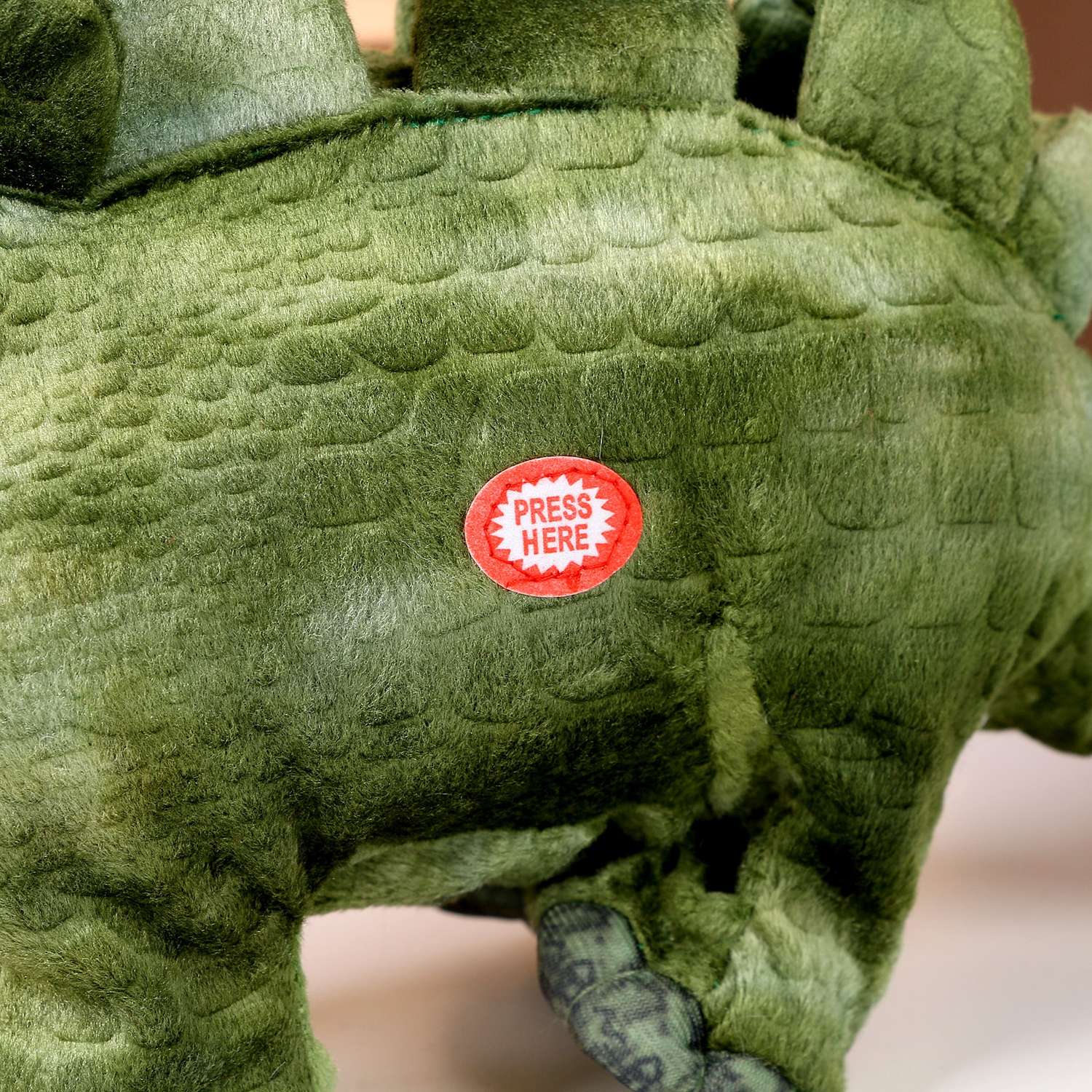 Мягкая музыкальная игрушка Sima-Land «Динозаврик» 43 см цвет зелёный - фото 5