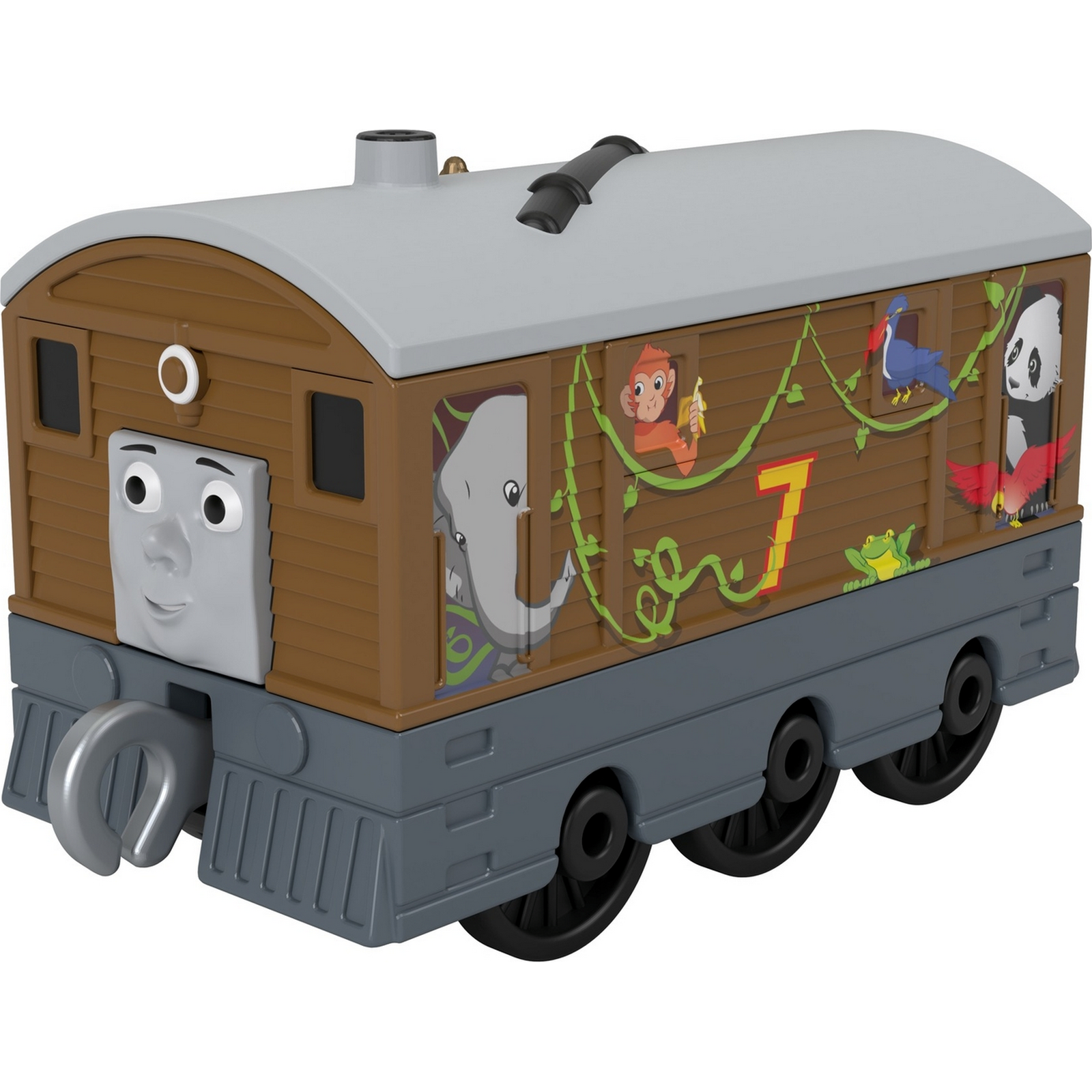 Паровозик Thomas & Friends Железная дорога Герои мультфильмов Тоби GRT92  купить по цене 399 ₽ в интернет-магазине Детский мир