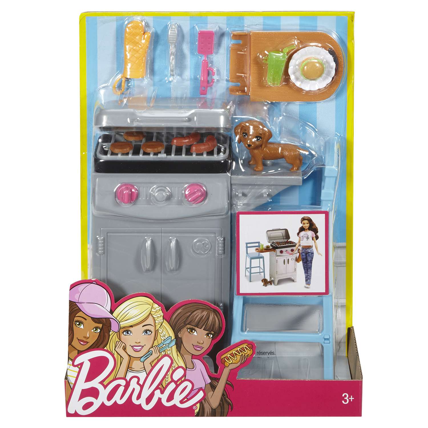 Набор мебели для кукол Barbie Отдых на природе в ассортименте DXB69 DXB69 - фото 3