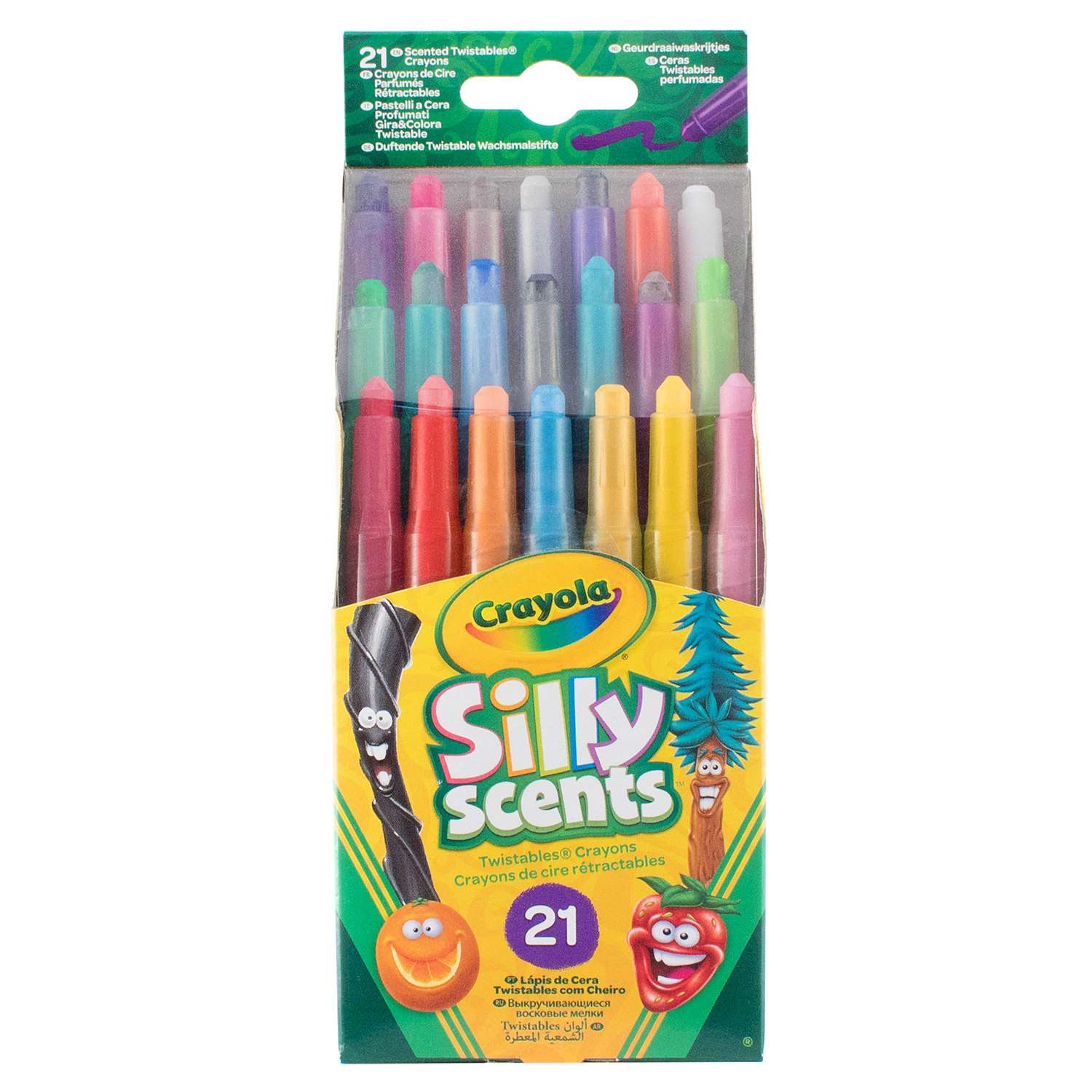 Мелки восковые Crayola выкручивающиеся ароматизированные 21шт 52-9621 - фото 2