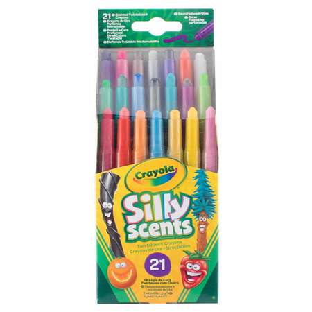 Мелки восковые Crayola выкручивающиеся ароматизированные 21шт 52-9621