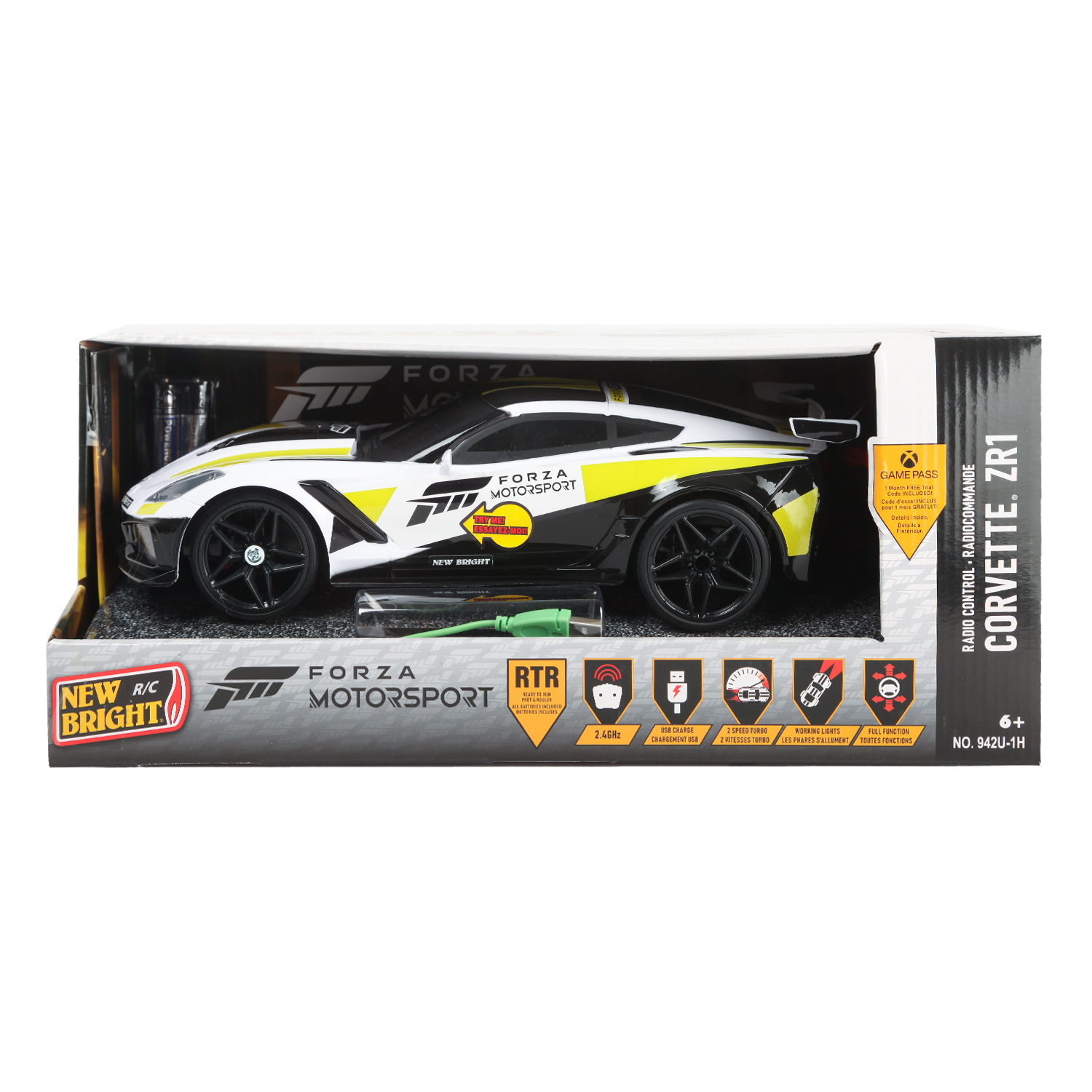 Машина New Bright РУ 1:16 Forza Motorsports Corvette 942U купить по цене  1299 ₽ в интернет-магазине Детский мир