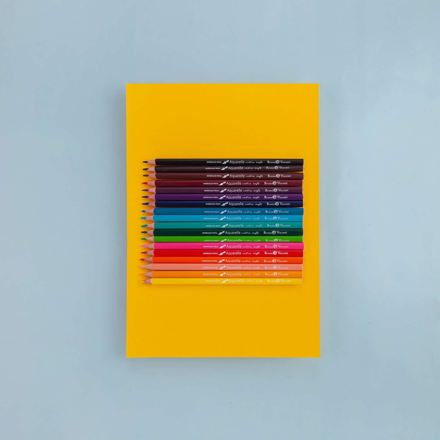 Карандаши цветные Bruno Visconti акварельные AQUARELLE 18 цветов - фото 9