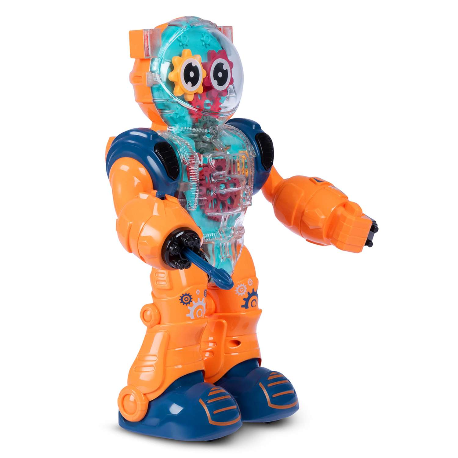 Игрушка Smart Baby Робот Костик на батарейках Стреляет ракетами Ходит Свет Звук - фото 13