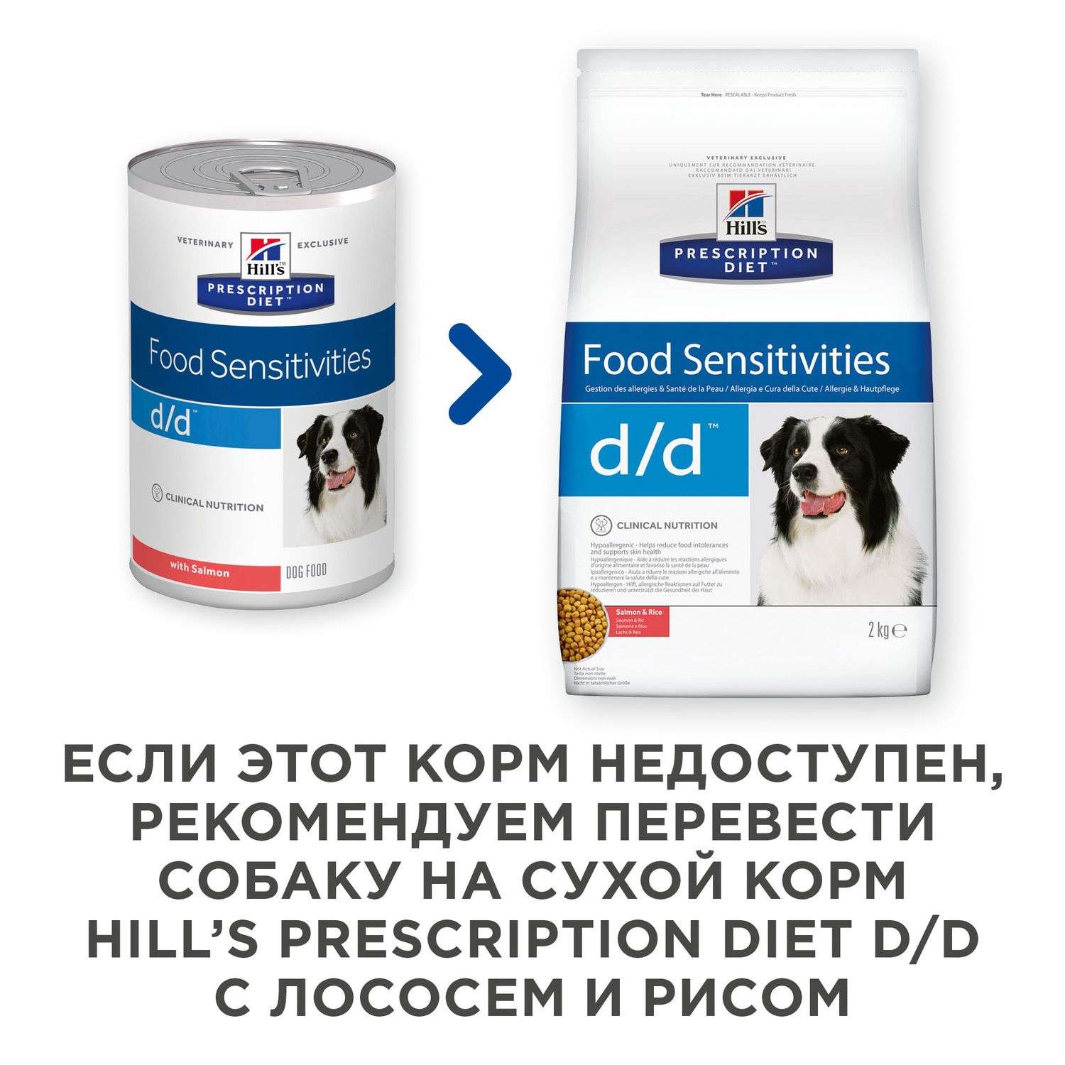 Корм для собак HILLS 370г Prescription Diet d/d Food Sensitivities для кожи при аллергии и заболеваниях кожи с лососем консервированный - фото 4