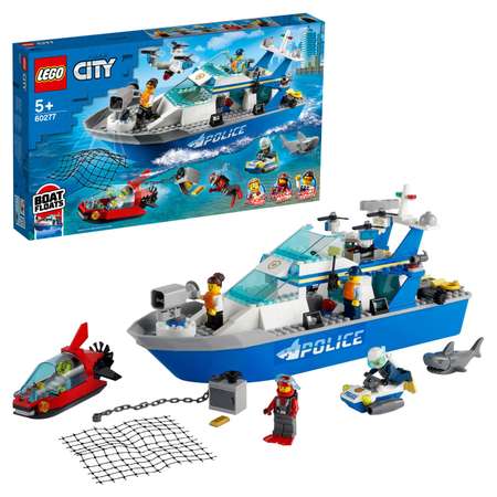 Конструктор LEGO City Police Катер полицейского патруля 60277