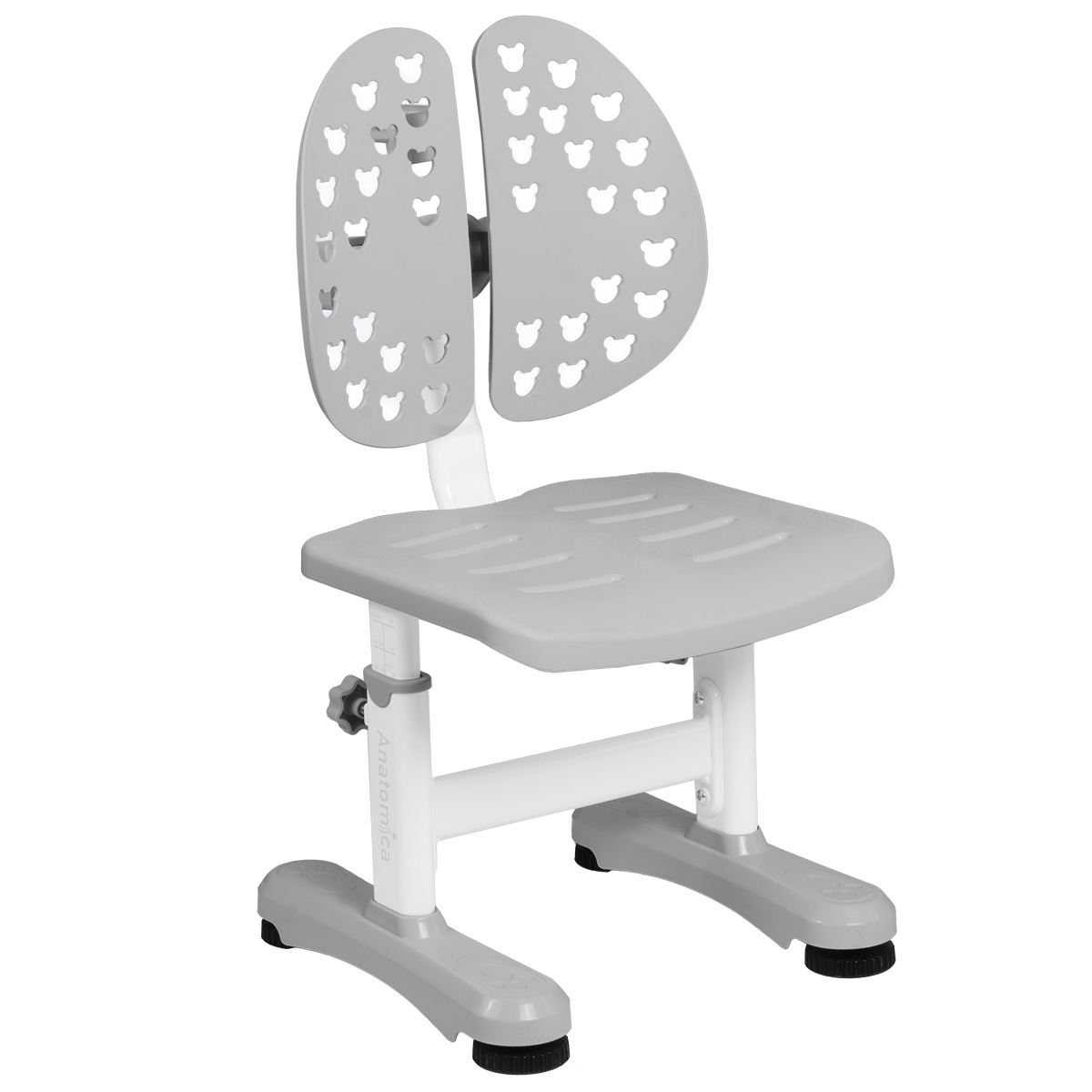 Комплект парта + стул Anatomica Fiona белый/серый - фото 11
