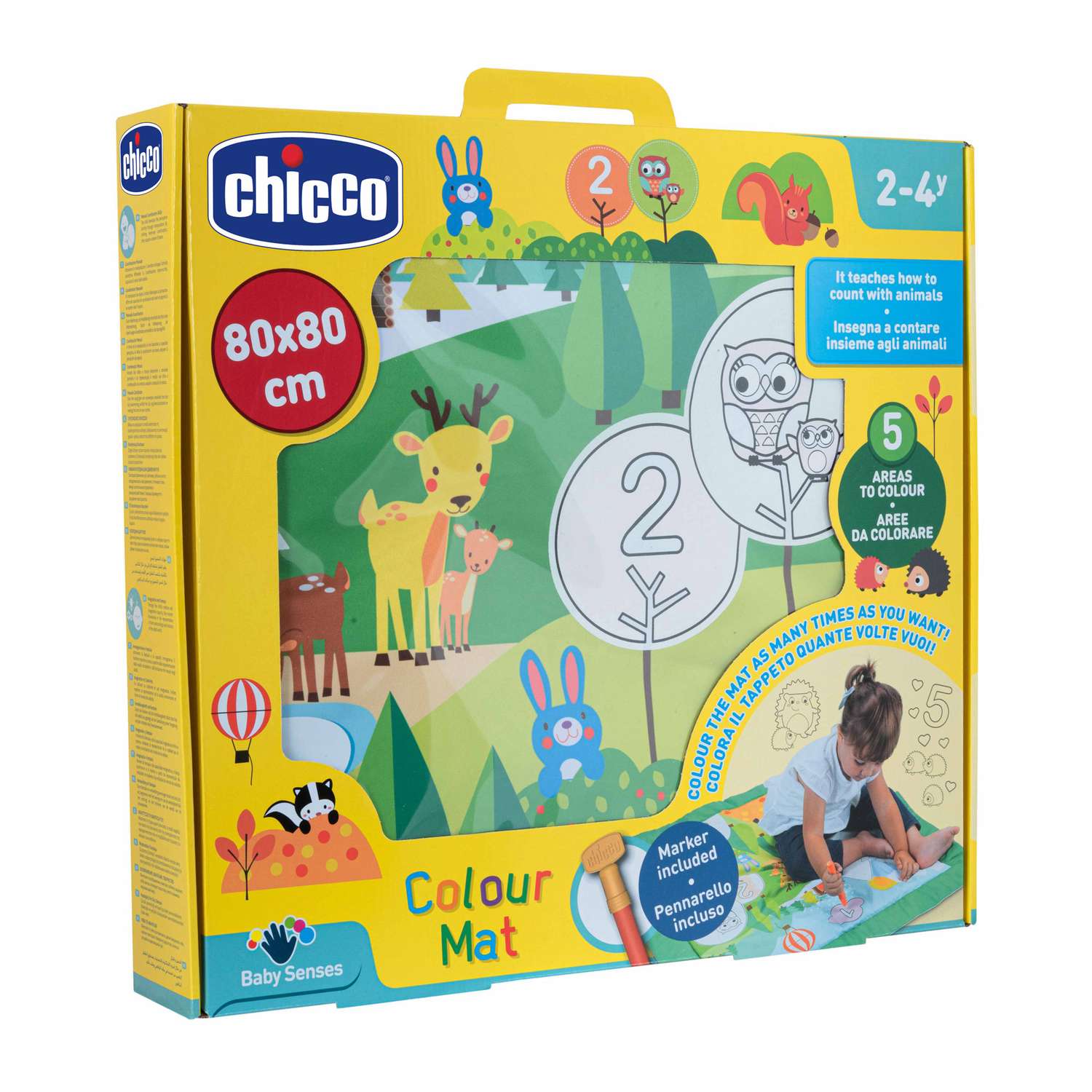 Коврик CHICCO Игровой развивающий детский коврик Colour Mat - фото 3