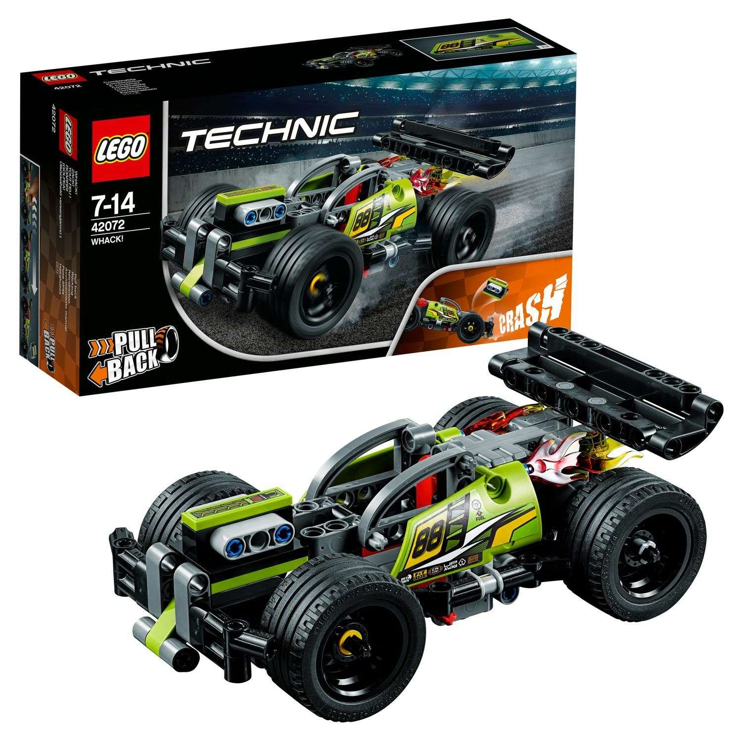 Конструктор LEGO Зеленый гоночный автомобиль Technic (42072) - фото 1