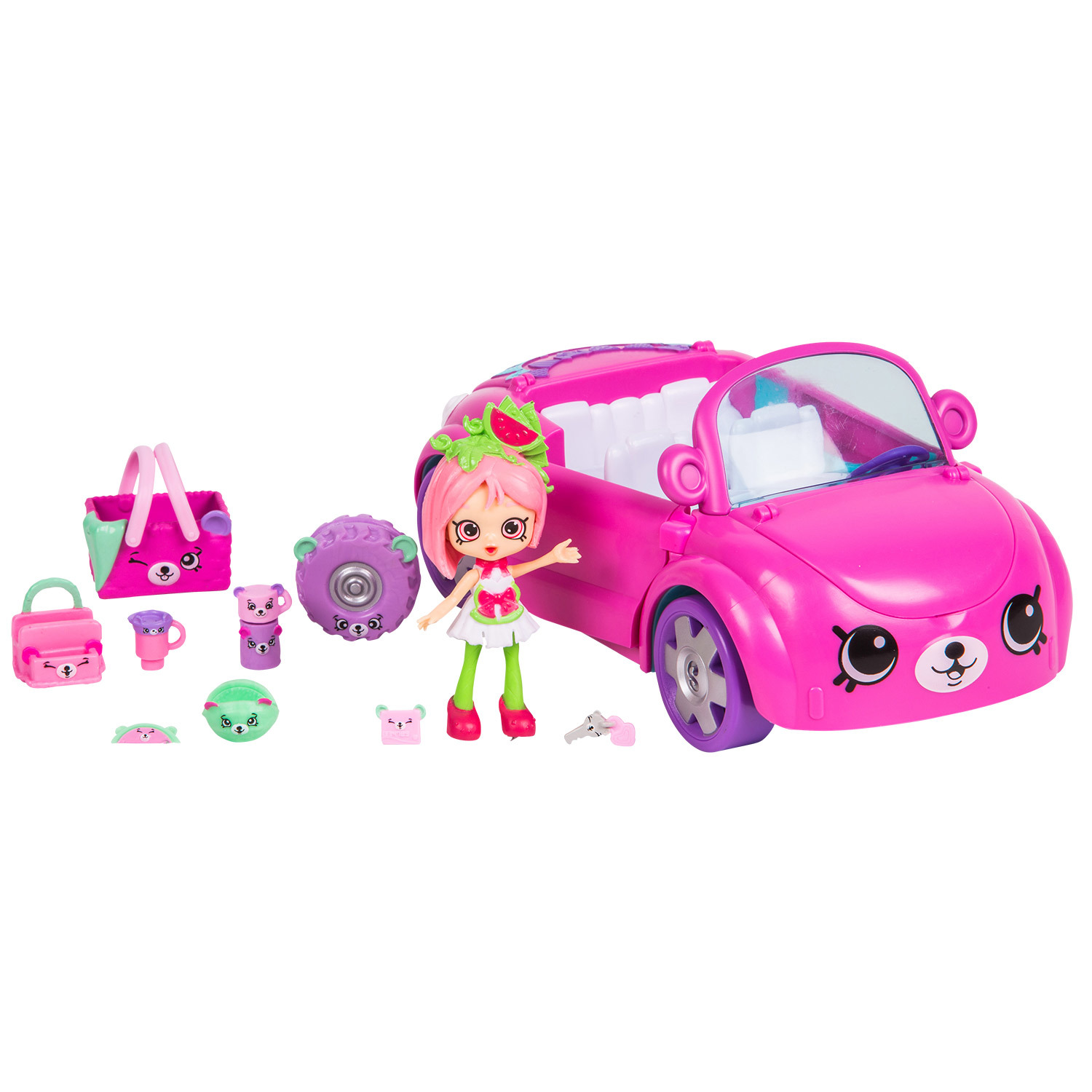 Набор Happy Places Shopkins Кабриолет Веселый мишка 56503 - фото 1