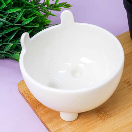 Тарелка керамическая iLikeGift Rabbit bowl глубокая