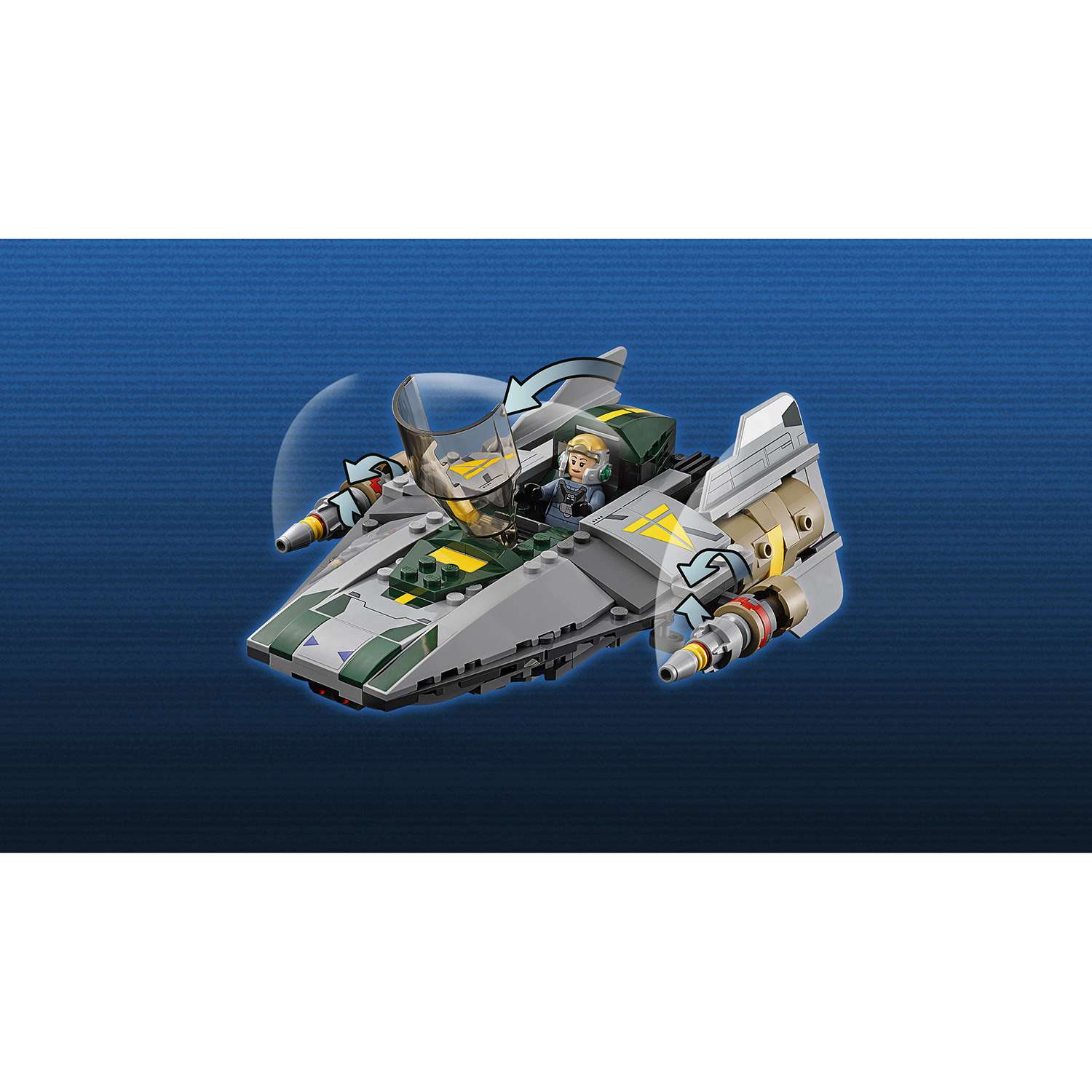 Конструктор LEGO Star Wars TM Усовершенствованный истребитель СИД Дарта Вейдера против Звёздного Истребителя A-Wing (75150) - фото 8