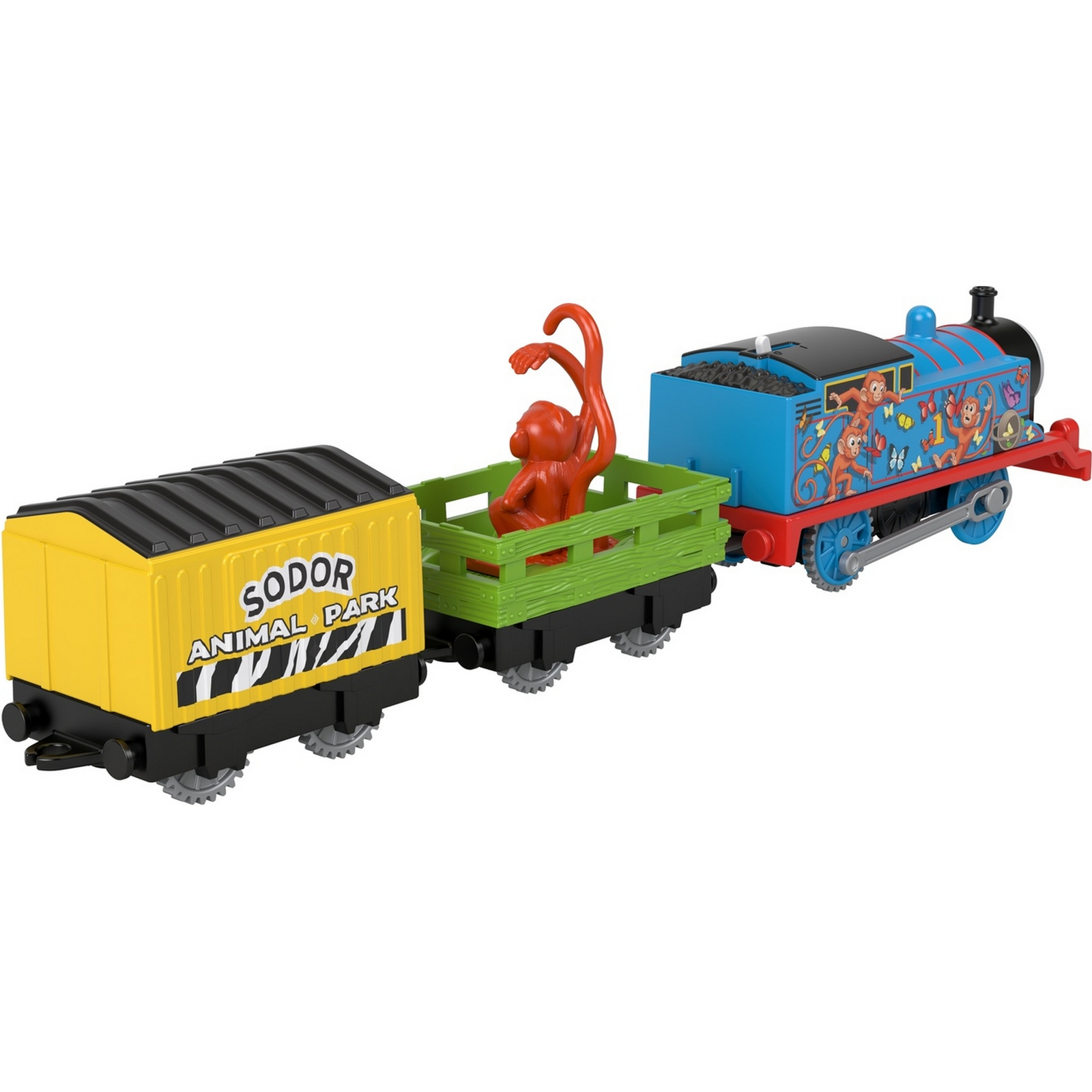 Паровозик Thomas & Friends Железная дорога Герои мультфильмов Томас-обезьянка GLK70 GLK69 - фото 5