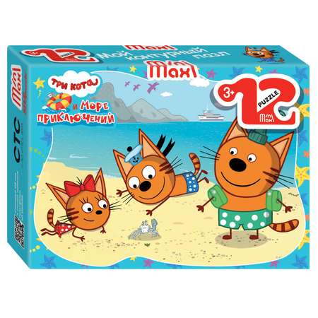 Пазл Step Puzzle Три кота Mini Maxi 12 элементов в ассортименте 87025