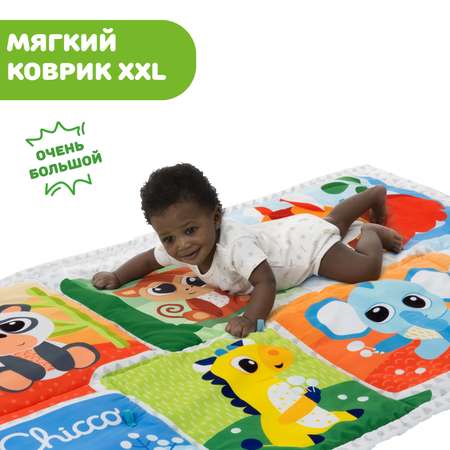 Игровой коврик CHICCO мягконабивной XXL Лесные друзья