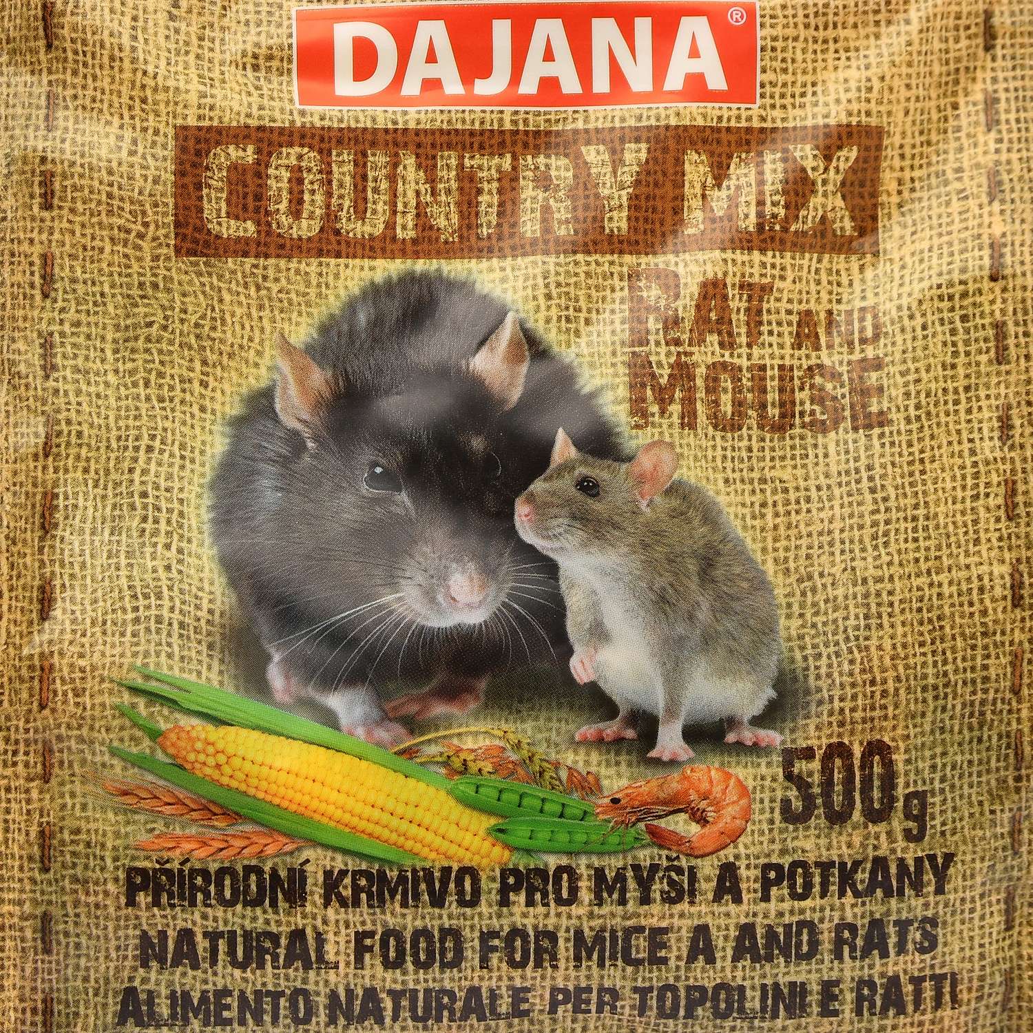 Корм для крыс и мышей DAJANA Country Mix 500г DP406J - фото 3