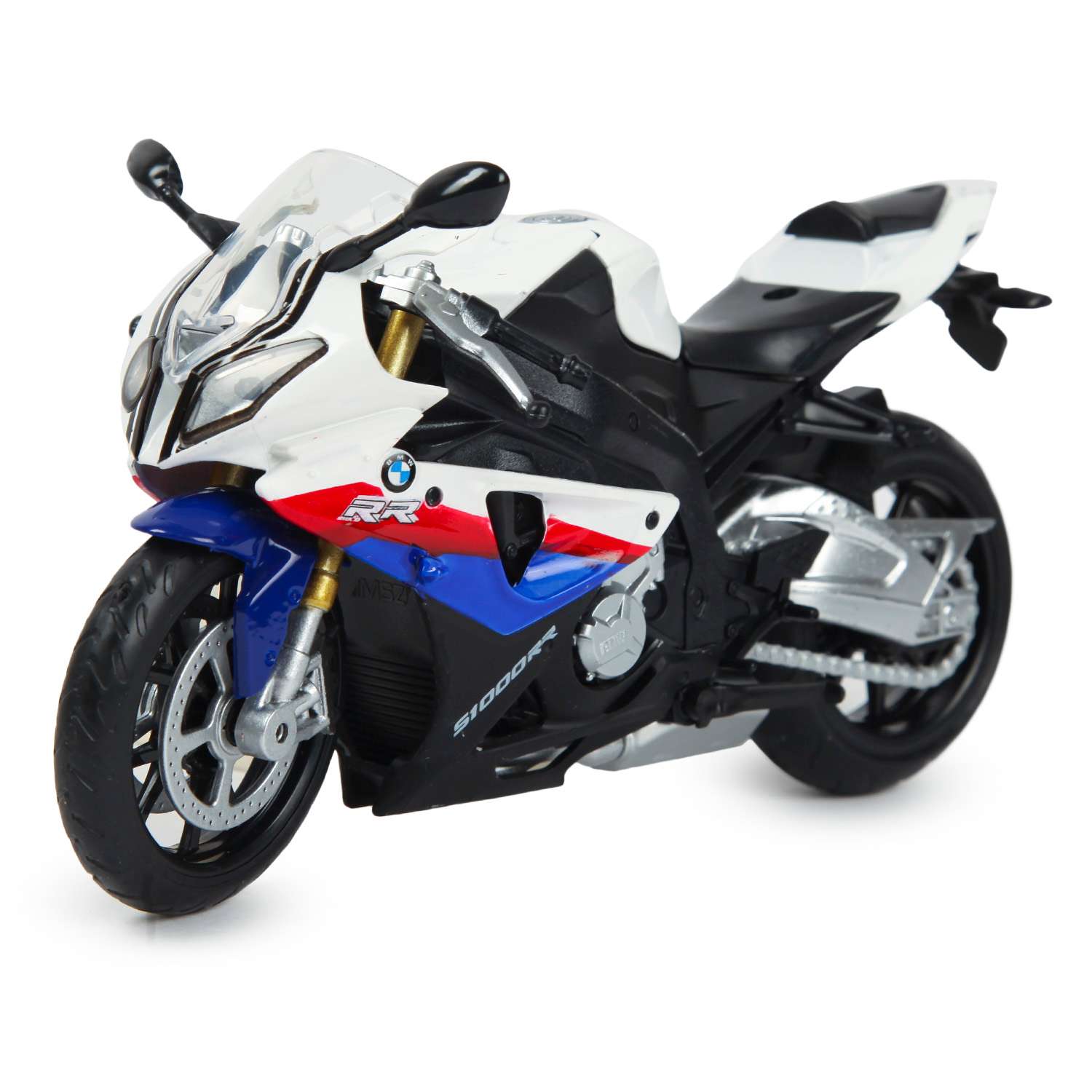 Мотоцикл MSZ 1:12 BMW S1000RR Белый 68001A 68001A - фото 1