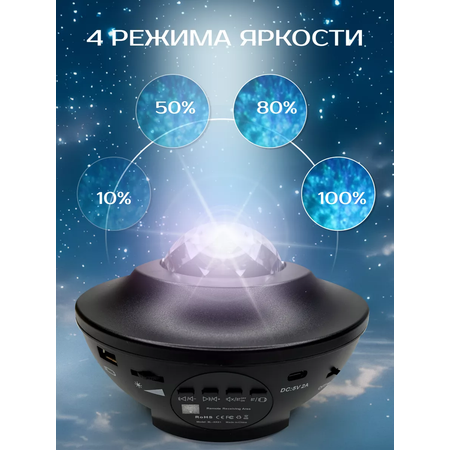 Ночник звездное небо Хевель bluetooth колонка