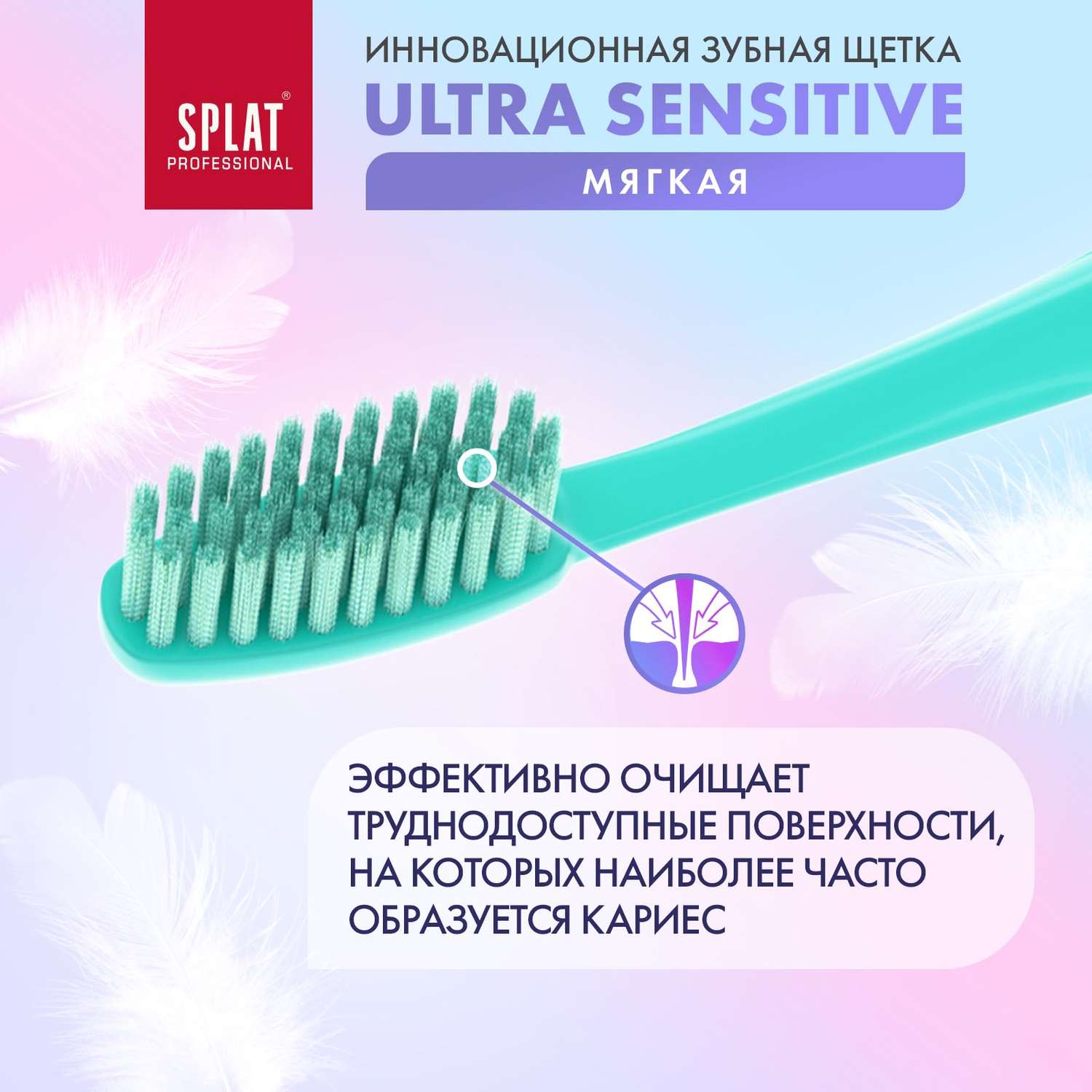 Зубная щетка Splat Ultra Sensitive мягкая в ассортименте - фото 6