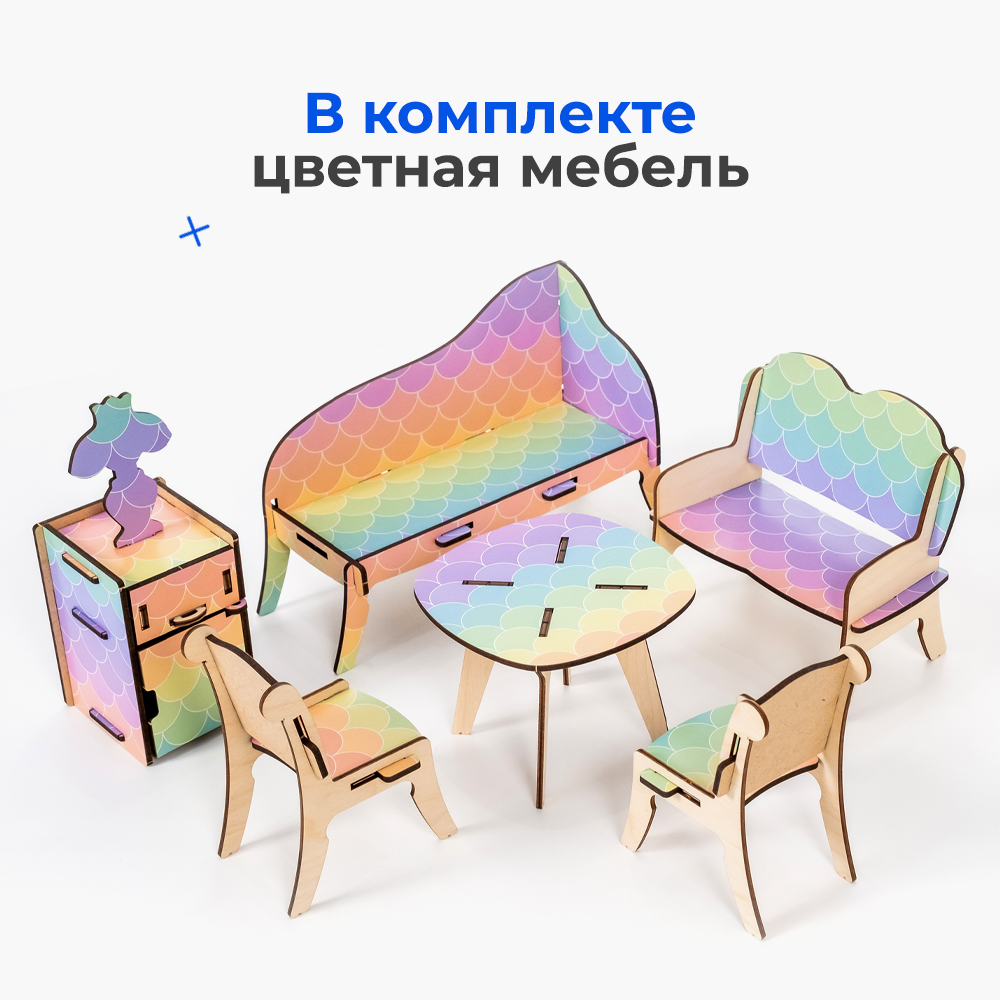 Кукольный домик с мебелью Teremtoys КД-14В КД-14В - фото 12