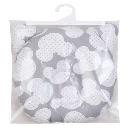 Подушка Amarobaby First Pillow Ушки Серый