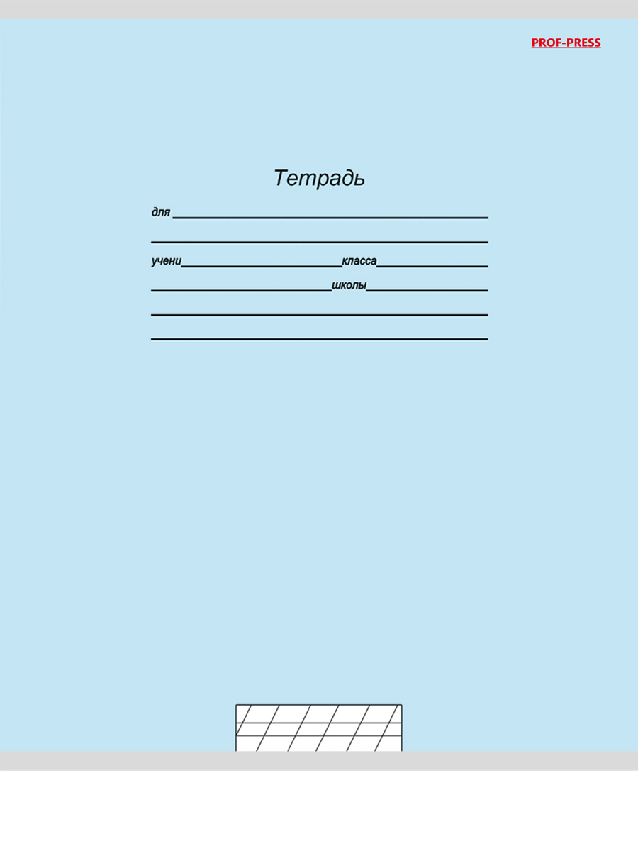 Тетрадь школьная Prof-Press 12 листов косая линия Учусь на Отлично спайка 10 штук - фото 5