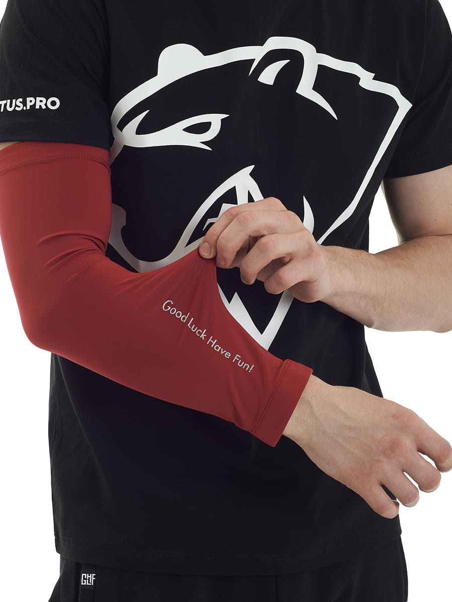 Геймерский рукав GLHF Compression Sleeve Red - L - фото 3