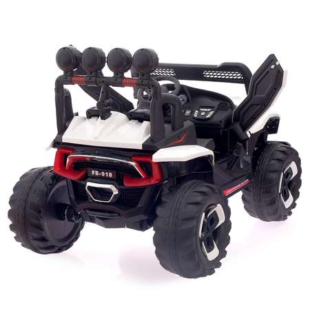 Электромобиль Sima-Land Монстр полный привод 4WD 2х местный белый